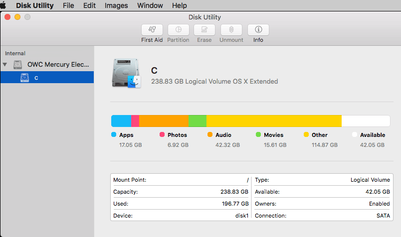 El Capitan No Packages Can Be Found For This Disk